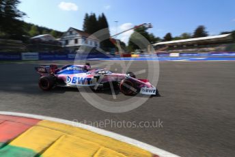 World © Octane Photographic Ltd. Formula 1 – Belgium GP - Qualifying. SportPesa Racing Point RP19 - Sergio Perez. Circuit de Spa Francorchamps, Belgium. Saturday 31st August 2019.