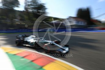 World © Octane Photographic Ltd. Formula 1 – Belgium GP - Qualifying. Mercedes AMG Petronas Motorsport AMG F1 W10 EQ Power+ - Lewis Hamilton. Circuit de Spa Francorchamps, Belgium. Saturday 31st August 2019.