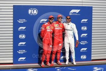 World © Octane Photographic Ltd. Formula 1 – Belgium GP - Qualifying. Scuderia Ferrari SF90 – Charles Leclerc, Sebastian Vettel  and Mercedes AMG Petronas Motorsport AMG F1 W10 EQ Power+ - Lewis Hamilton.  Circuit de Spa Francorchamps, Belgium. Saturday 31st August 2019.