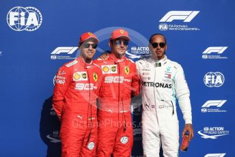 World © Octane Photographic Ltd. Formula 1 – Belgium GP - Qualifying. Scuderia Ferrari SF90 – Charles Leclerc, Sebastian Vettel  and Mercedes AMG Petronas Motorsport AMG F1 W10 EQ Power+ - Lewis Hamilton.  Circuit de Spa Francorchamps, Belgium. Saturday 31st August 2019.
