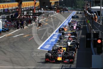 World © Octane Photographic Ltd. Formula 1 – Belgium GP - Qualifying. Aston Martin Red Bull Racing RB15 – Max Verstappen. Circuit de Spa Francorchamps, Belgium. Saturday 31st August 2019.
