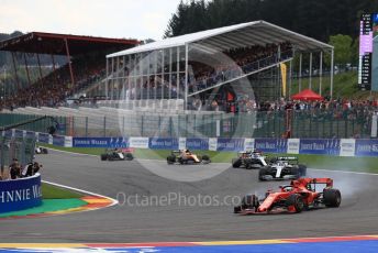 World © Octane Photographic Ltd. Formula 1 – Belgium GP - Race. Scuderia Ferrari SF90 – Sebastian Vettel. Circuit de Spa Francorchamps, Belgium. Sunday 1st September 2019.