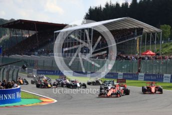 World © Octane Photographic Ltd. Formula 1 – Belgium GP - Race. Scuderia Ferrari SF90 – Charles Leclerc. Circuit de Spa Francorchamps, Belgium. Sunday 1st September 2019.