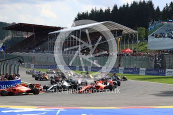 World © Octane Photographic Ltd. Formula 1 – Belgium GP - Race. Scuderia Ferrari SF90 – Sebastian Vettel. Circuit de Spa Francorchamps, Belgium. Sunday 1st September 2019.