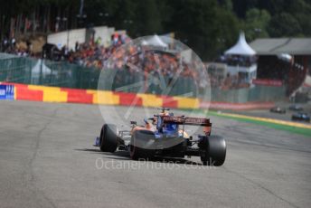 World © Octane Photographic Ltd. Formula 1 – Belgium GP - Race. McLaren MCL34 – Carlos Sainz. Circuit de Spa Francorchamps, Belgium. Sunday 1st September 2019.