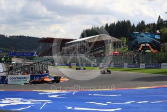 World © Octane Photographic Ltd. Formula 1 – Belgium GP - Race. McLaren MCL34 – Carlos Sainz. Circuit de Spa Francorchamps, Belgium. Sunday 1st September 2019.