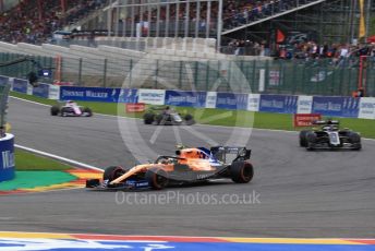 World © Octane Photographic Ltd. Formula 1 – Belgium GP - Race. McLaren MCL34 – Lando Norris. Circuit de Spa Francorchamps, Belgium. Sunday 1st September 2019.