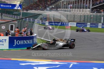 World © Octane Photographic Ltd. Formula 1 – Belgium GP - Race. Rich Energy Haas F1 Team VF19 – Kevin Magnussen. Circuit de Spa Francorchamps, Belgium. Sunday 1st September 2019.