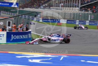 World © Octane Photographic Ltd. Formula 1 – Belgium GP - Race. SportPesa Racing Point RP19 - Sergio Perez. Circuit de Spa Francorchamps, Belgium. Sunday 1st September 2019.