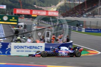 World © Octane Photographic Ltd. Formula 1 – Belgium GP - Race. Scuderia Toro Rosso STR14 – Daniil Kvyat. Circuit de Spa Francorchamps, Belgium. Sunday 1st September 2019.