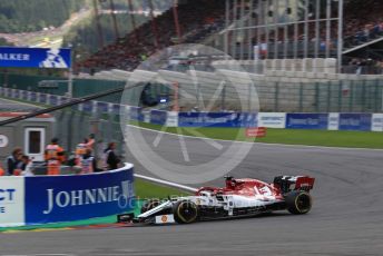 World © Octane Photographic Ltd. Formula 1 – Belgium GP - Race. Alfa Romeo Racing C38 – Kimi Raikkonen. Circuit de Spa Francorchamps, Belgium. Sunday 1st September 2019.