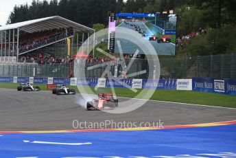 World © Octane Photographic Ltd. Formula 1 – Belgium GP - Race. Scuderia Ferrari SF90 – Sebastian Vettel. Circuit de Spa Francorchamps, Belgium. Sunday 1st September 2019.