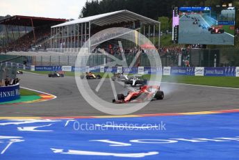 World © Octane Photographic Ltd. Formula 1 – Belgium GP - Race. Scuderia Ferrari SF90 – Sebastian Vettel. Circuit de Spa Francorchamps, Belgium. Sunday 1st September 2019.