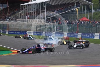 World © Octane Photographic Ltd. Formula 1 – Belgium GP - Race. Scuderia Toro Rosso STR14 – Daniil Kvyat. Circuit de Spa Francorchamps, Belgium. Sunday 1st September 2019.