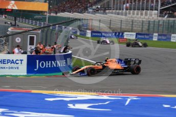 World © Octane Photographic Ltd. Formula 1 – Belgium GP - Race. McLaren MCL34 – Lando Norris. Circuit de Spa Francorchamps, Belgium. Sunday 1st September 2019.