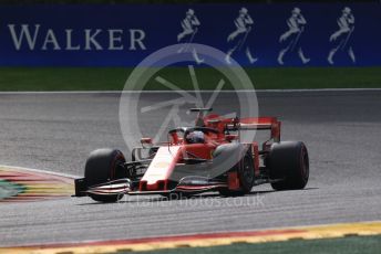 World © Octane Photographic Ltd. Formula 1 – Belgium GP - Race. Scuderia Ferrari SF90 – Sebastian Vettel. Circuit de Spa Francorchamps, Belgium. Sunday 1st September 2019.