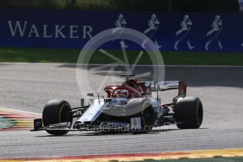 World © Octane Photographic Ltd. Formula 1 – Belgium GP - Race. Alfa Romeo Racing C38 – Kimi Raikkonen. Circuit de Spa Francorchamps, Belgium. Sunday 1st September 2019.