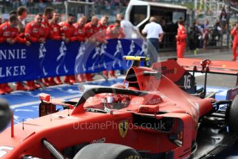 World © Octane Photographic Ltd. Formula 1 – Belgium GP - Race Podium. Scuderia Ferrari SF90 – Charles Leclerc. Circuit de Spa Francorchamps, Belgium. Sunday 1st September 2019.