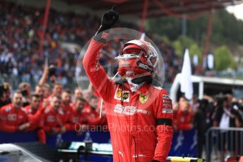 World © Octane Photographic Ltd. Formula 1 – Belgium GP - Race Podium. Scuderia Ferrari SF90 – Charles Leclerc. Circuit de Spa Francorchamps, Belgium. Sunday 1st September 2019.