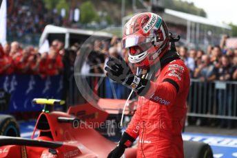 World © Octane Photographic Ltd. Formula 1 – Belgium GP - Race Podium. Scuderia Ferrari SF90 – Charles Leclerc. Circuit de Spa Francorchamps, Belgium. Sunday 1st September 2019.