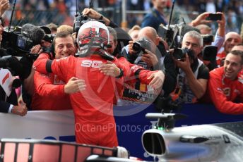 World © Octane Photographic Ltd. Formula 1 – Belgium GP - Race Podium. Scuderia Ferrari SF90 – Charles Leclerc. Circuit de Spa Francorchamps, Belgium. Sunday 1st September 2019.