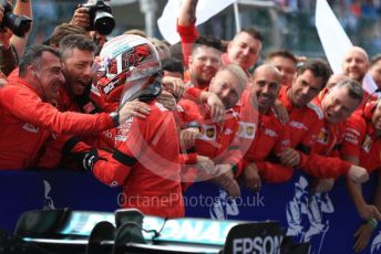 World © Octane Photographic Ltd. Formula 1 – Belgium GP - Race Podium. Scuderia Ferrari SF90 – Charles Leclerc. Circuit de Spa Francorchamps, Belgium. Sunday 1st September 2019.