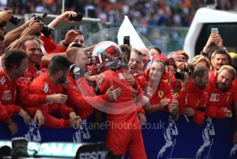 World © Octane Photographic Ltd. Formula 1 – Belgium GP - Race Podium. Scuderia Ferrari SF90 – Charles Leclerc. Circuit de Spa Francorchamps, Belgium. Sunday 1st September 2019.