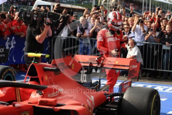 World © Octane Photographic Ltd. Formula 1 – Belgium GP - Race Podium. Scuderia Ferrari SF90 – Charles Leclerc. Circuit de Spa Francorchamps, Belgium. Sunday 1st September 2019.