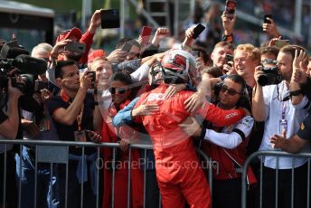 World © Octane Photographic Ltd. Formula 1 – Belgium GP - Race Podium. Scuderia Ferrari SF90 – Charles Leclerc. Circuit de Spa Francorchamps, Belgium. Sunday 1st September 2019.