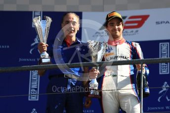 World © Octane Photographic Ltd. Formula 3 – Belgium GP - Race 1. Pedro Piquet - Trident. Circuit de Spa Francorchamps, Belgium. Saturday 31st August 2019.