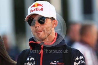 World © Octane Photographic Ltd. Formula 1 – Belgium GP - Paddock. Scuderia Toro Rosso - Pierre Gasly. Circuit de Spa Francorchamps, Belgium. Friday 30th August 2019.