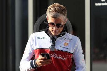 World © Octane Photographic Ltd. Formula 1 - Belgium GP - Paddock. Marcus Ericsson - brand ambassador and third driver. Circuit de Spa Francorchamps, Belgium. Friday 29th August 2019.