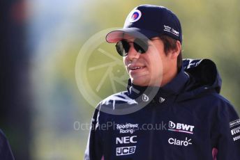 World © Octane Photographic Ltd. Formula 1 – Belgium GP - Paddock. SportPesa Racing Point RP19 – Lance Stroll. Circuit de Spa Francorchamps, Belgium. Friday 30th August 2019.