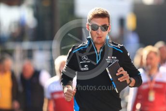 World © Octane Photographic Ltd. Formula 1 – Belgium GP - Paddock. ROKiT Williams Racing FW 42 – George Russell. Circuit de Spa Francorchamps, Belgium. Friday 30th August 2019.