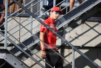 World © Octane Photographic Ltd. Formula 1 – Belgium GP - Paddock. Scuderia Ferrari SF90 – Charles Leclerc. Circuit de Spa Francorchamps, Belgium. Friday 30th August 2019.