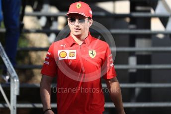 World © Octane Photographic Ltd. Formula 1 – Belgium GP - Paddock. Scuderia Ferrari SF90 – Charles Leclerc. Circuit de Spa Francorchamps, Belgium. Friday 30th August 2019.