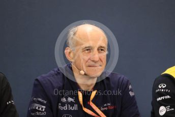 World © Octane Photographic Ltd. Formula 1 - Hungarian GP – Friday FIA Team Press Conference. Franz Tost – Team Principal of Scuderia Toro Rosso. Circuit de Spa Francorchamps, Belgium. Friday 29th August 2019.