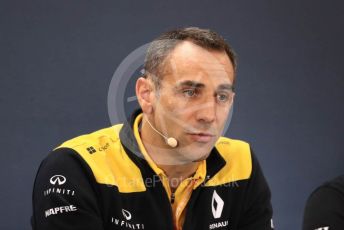 World © Octane Photographic Ltd. Formula 1 - Hungarian GP – Friday FIA Team Press Conference. Cyril Abiteboul - Managing Director of Renault Sport Racing Formula 1 Team. Circuit de Spa Francorchamps, Belgium. Friday 29th August 2019.