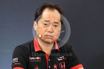 World © Octane Photographic Ltd. Formula 1 - Hungarian GP – Friday FIA Team Press Conference. Toyoharu Tanube - Honda Performance Development (HPD) Senior Manager. Circuit de Spa Francorchamps, Belgium. Friday 29th August 2019.