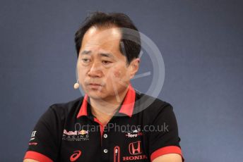 World © Octane Photographic Ltd. Formula 1 - Hungarian GP – Friday FIA Team Press Conference. Toyoharu Tanube - Honda Performance Development (HPD) Senior Manager. Circuit de Spa Francorchamps, Belgium. Friday 29th August 2019.