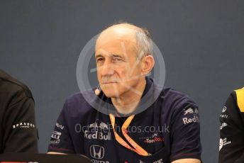 World © Octane Photographic Ltd. Formula 1 - Hungarian GP – Friday FIA Team Press Conference. Franz Tost – Team Principal of Scuderia Toro Rosso. Circuit de Spa Francorchamps, Belgium. Friday 29th August 2019.