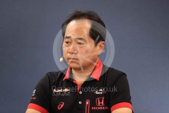 World © Octane Photographic Ltd. Formula 1 - Hungarian GP – Friday FIA Team Press Conference. Toyoharu Tanube - Honda Performance Development (HPD) Senior Manager. Circuit de Spa Francorchamps, Belgium. Friday 29th August 2019.