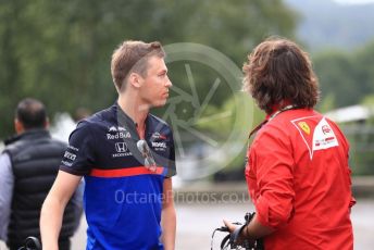 World © Octane Photographic Ltd. Formula 1 – Belgium GP - Paddock. Scuderia Toro Rosso STR14 – Daniil Kvyat. Circuit de Spa Francorchamps, Belgium. Sunday 1st September 2019.