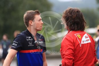 World © Octane Photographic Ltd. Formula 1 – Belgium GP - Paddock. Scuderia Toro Rosso STR14 – Daniil Kvyat. Circuit de Spa Francorchamps, Belgium. Sunday 1st September 2019.