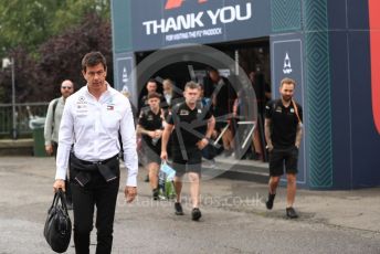 World © Octane Photographic Ltd. Formula 1 - Belgium GP - Paddock. Toto Wolff - Executive Director & Head of Mercedes - Benz Motorsport. Circuit de Spa Francorchamps, Belgium. Sunday 1st September 2019.