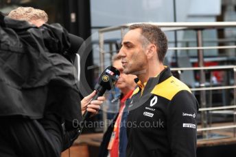 World © Octane Photographic Ltd. Formula 1 - Belgium GP - Paddock. Cyril Abiteboul - Managing Director of Renault Sport Racing Formula 1 Team. Circuit de Spa Francorchamps, Belgium. Sunday 1st September 2019.