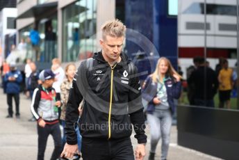 World © Octane Photographic Ltd. Formula 1 – Belgium GP - Paddock. Renault Sport F1 Team RS19 – Nico Hulkenberg. Circuit de Spa Francorchamps, Belgium. Sunday 1st September 2019