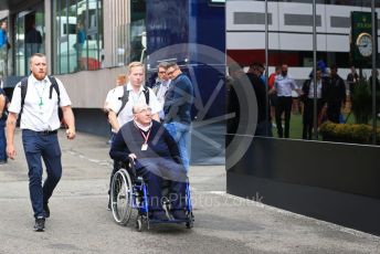 World © Octane Photographic Ltd. Formula 1 - Belgium GP - Paddock. Sir Frank Williams – Team Boss of ROKiT Williams Racing. Circuit de Spa Francorchamps, Belgium. Sunday 1st September 2019.