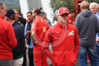 World © Octane Photographic Ltd. Formula 1 - Belgium GP - Paddock. Mick Schumacher. Circuit de Spa Francorchamps, Belgium. Sunday 1st September 2019.