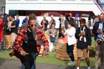 World © Octane Photographic Ltd. Formula 1 – Belgium GP - Paddock. Mercedes AMG Petronas Motorsport AMG F1 W10 EQ Power+ - Lewis Hamilton. Circuit de Spa Francorchamps, Belgium. Sunday 1st September 2019.